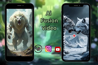 create ai hybrid fusion videos for tiktok instagram reels and youtube shorts