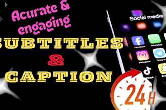 add perfect synced subtitles burned in and srt file for youtube and tiktok