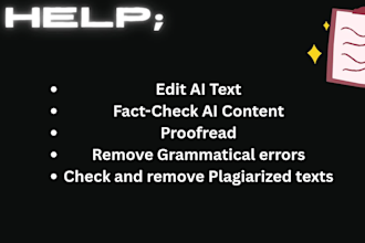 edit and humanize ai generated text