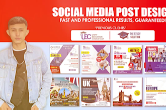 desing social media post, linkedin post, instagram flyer, facebook post