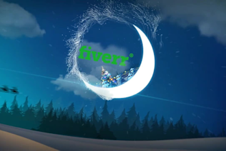 create an awesome logo intro christmas greetings video