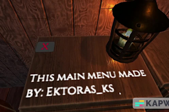 make a main menu for your game