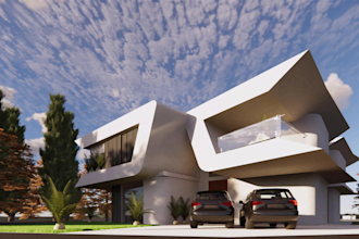do great house exterior interior design with 3d renders animation