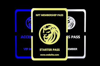 make nft membership card, art card, cards for trending in memberships