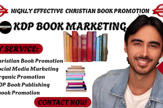 do highly effective christian book promotion, self published kdp book marketing