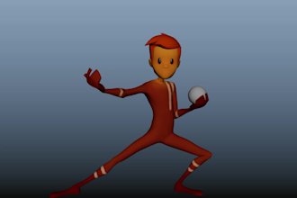 do 3d character animation using maya or blender
