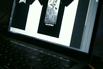 do artwork for band merchandise, brand and more