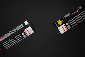 3d product animation bottle design 3d product modeling 3d supplement animation
