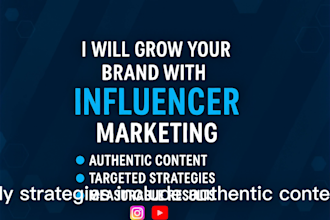grow your brand with powerful influencer marketing strategy