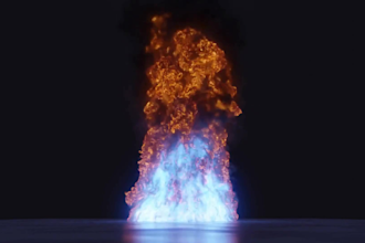 do 3d water simulation, fire and smoke simulation for vfx