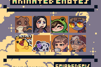 make a whole new animated emote for you