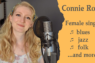 be your female blues, soul, folk, rock, jazz singer