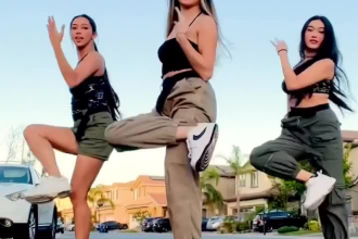 tik tok dance, group, shuffle, choreography, afrobeat, african dancing video