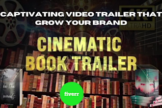 create cinematic teaser, trailer, promo, or commercial video
