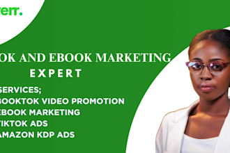 do booktok video promotion, KDP ebook marketing, amazon KDP ads, tiktok ads
