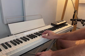 create an instrumental backing track with real instruments