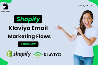 setup klaviyo email marketing flows, klaviyo email automation for shopify