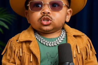 do ai baby podcast, ai funny video, ai baby commercial video, ai folktale
