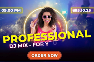 pro dj mix music for your events, wedding, dance team mashup for other events