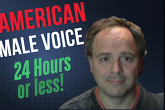 record a professional american male voice over narration