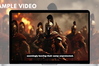 create a history documentary video for youtube