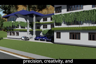 do custom 2d and 3d house plans with revit architecture