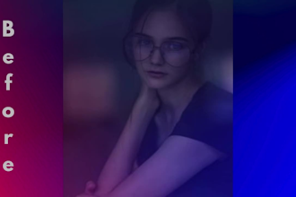 professionally turn blurry portraits into HD photos
