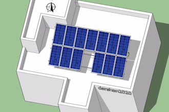 design 3d solar pv power plant layout