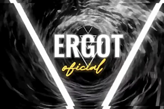 do simple glitch vj loop dj visuals logo animation stream layout 3d animation