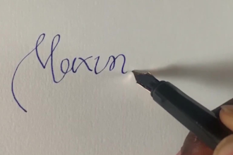 hand write your texts in cursive calligraphy styles