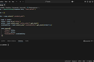 do web scraping using python, beautifulsoup, and selenium