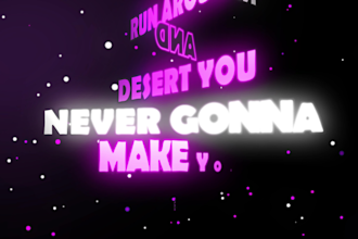 edit your lyric video