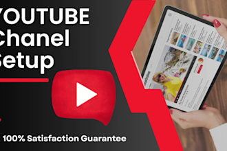 create and set up professional branding youtube channel SEO