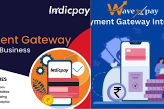 create and integrate payment gateway into your online store