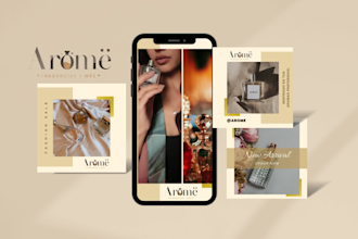 design stunning eye catching canva instagram templates for your brand
