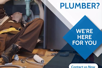 make plumbing plumber facbook instagram tiktok promo videos