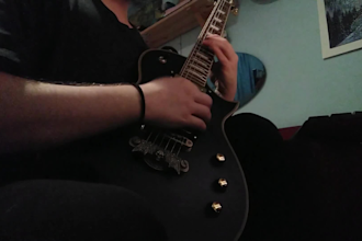 play write shredd a guitar solo