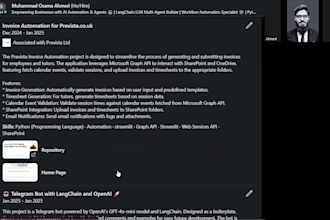 build ai agents and automation with langchain, python, streamlit