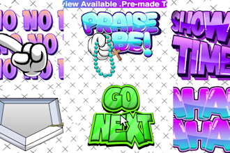 create unique animated text emotes
