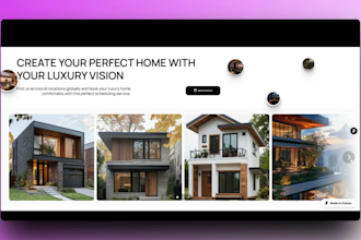 design a modern and responsive website using framer