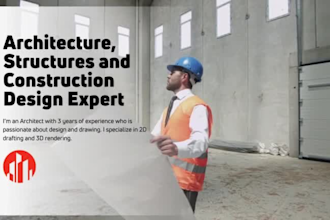 provide architectural drawings, layout plans for construction submission