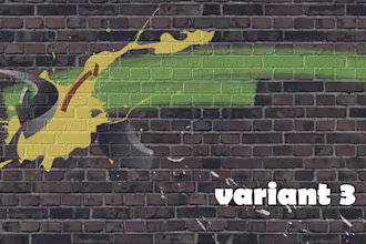make a logo introin graffity style