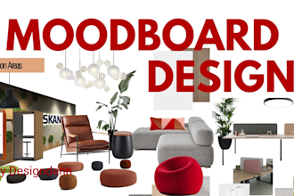 aesthetic and professional interior moodboards for you