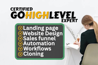 clone gohighlevel kajabi funnel landing page  ghl clickfunnels website VA expert