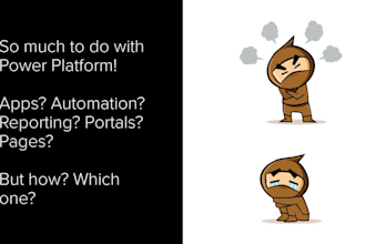 create powerapps, power automate and power bi solutions
