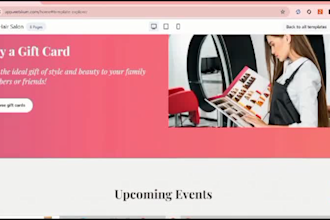 make spa, fashion makeup, skin care and beauty salon website