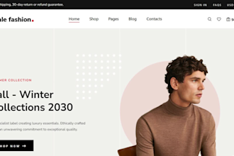create a custom website for your startup business