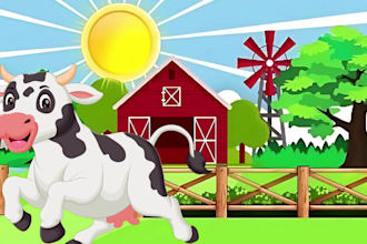 create kids learning videos