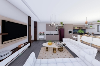 design interior of kitchen remodeling and  renovation