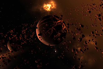 create space ambient atmosphere, dark soundscape